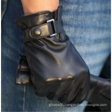 men driving leather products of gloves in China